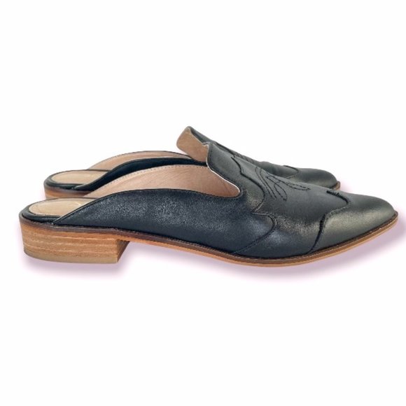 Shellys London Black Dora Mule 7.5 - Picture 3 of 9